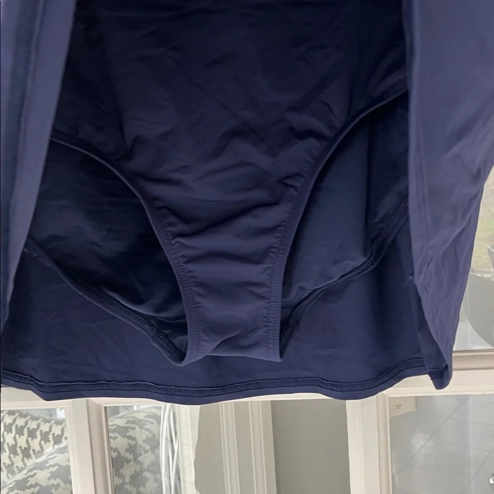 Lands End Navy Blue Swim Skort - 18W - NWOT - Picture 2 of 4